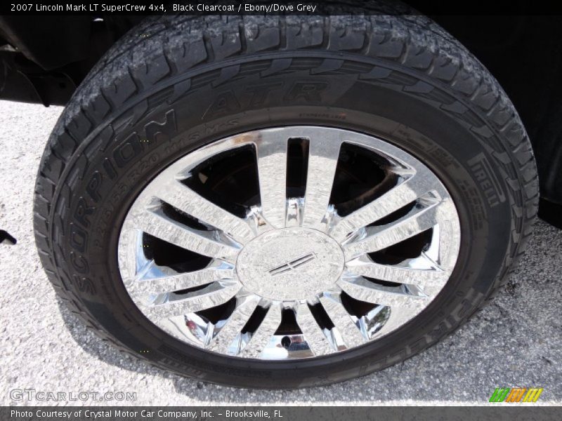 Black Clearcoat / Ebony/Dove Grey 2007 Lincoln Mark LT SuperCrew 4x4