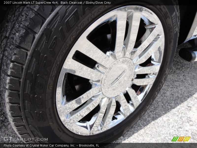 Black Clearcoat / Ebony/Dove Grey 2007 Lincoln Mark LT SuperCrew 4x4