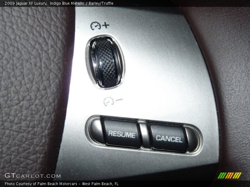 Indigo Blue Metallic / Barley/Truffle 2009 Jaguar XF Luxury