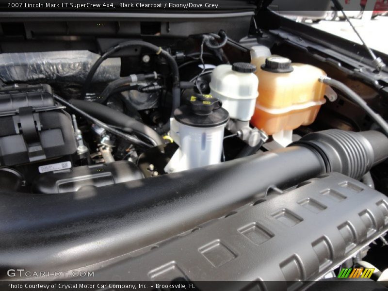 Black Clearcoat / Ebony/Dove Grey 2007 Lincoln Mark LT SuperCrew 4x4