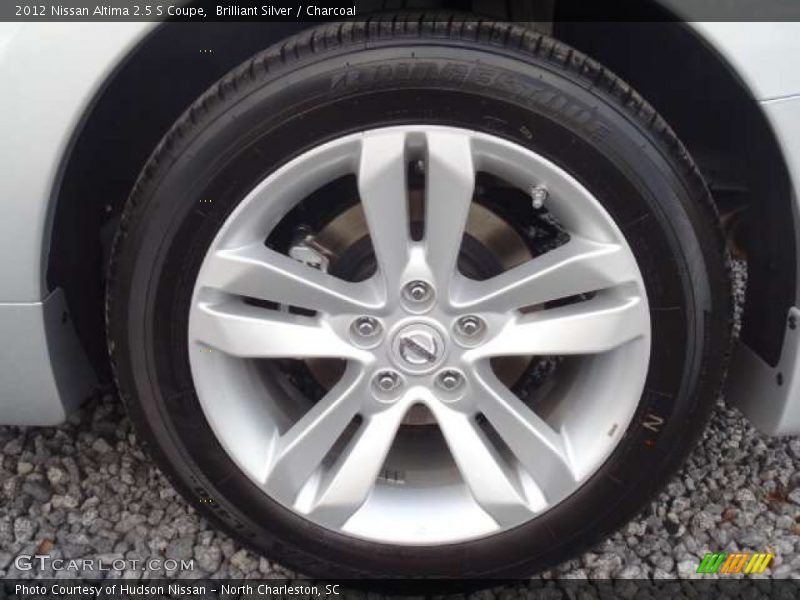 Brilliant Silver / Charcoal 2012 Nissan Altima 2.5 S Coupe