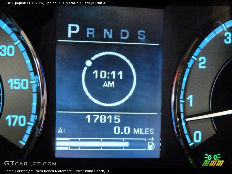 Indigo Blue Metallic / Barley/Truffle 2009 Jaguar XF Luxury