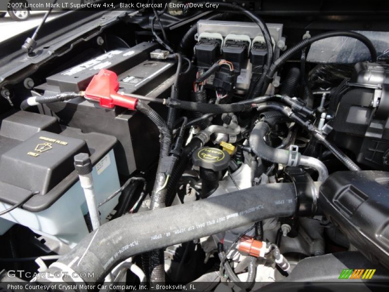 Black Clearcoat / Ebony/Dove Grey 2007 Lincoln Mark LT SuperCrew 4x4