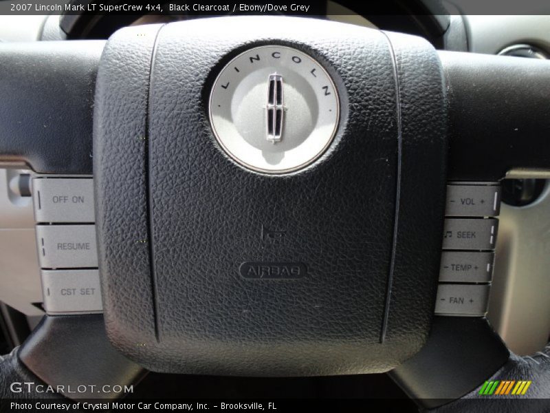 Black Clearcoat / Ebony/Dove Grey 2007 Lincoln Mark LT SuperCrew 4x4