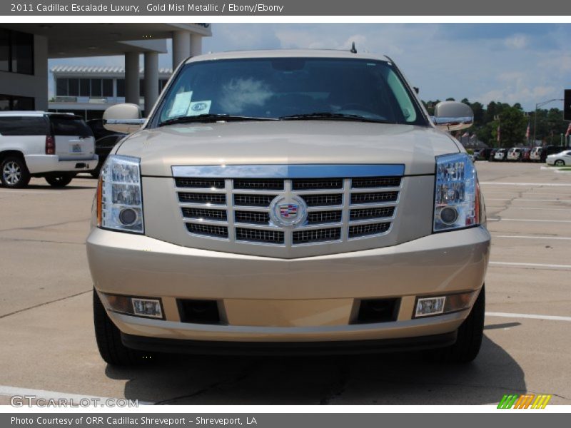 Gold Mist Metallic / Ebony/Ebony 2011 Cadillac Escalade Luxury