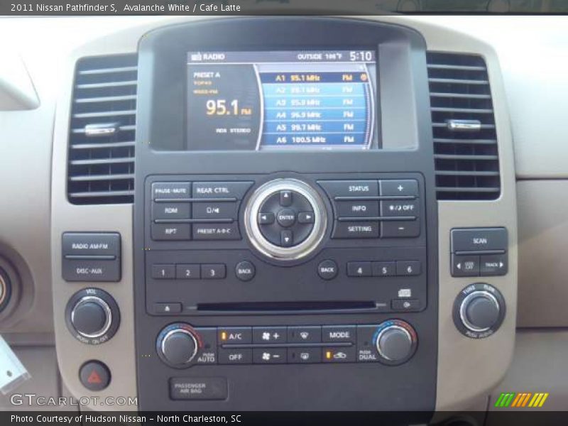 Avalanche White / Cafe Latte 2011 Nissan Pathfinder S