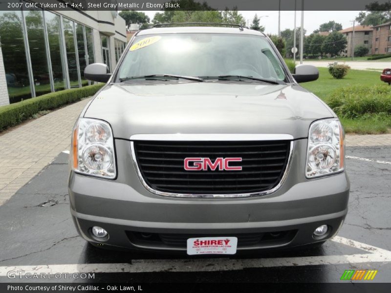 Steel Gray Metallic / Ebony Black 2007 GMC Yukon SLT 4x4