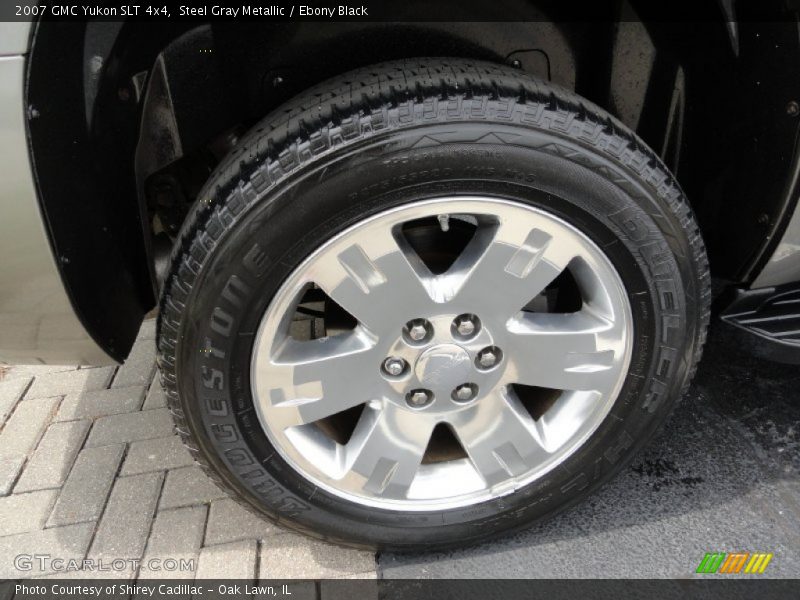 Steel Gray Metallic / Ebony Black 2007 GMC Yukon SLT 4x4