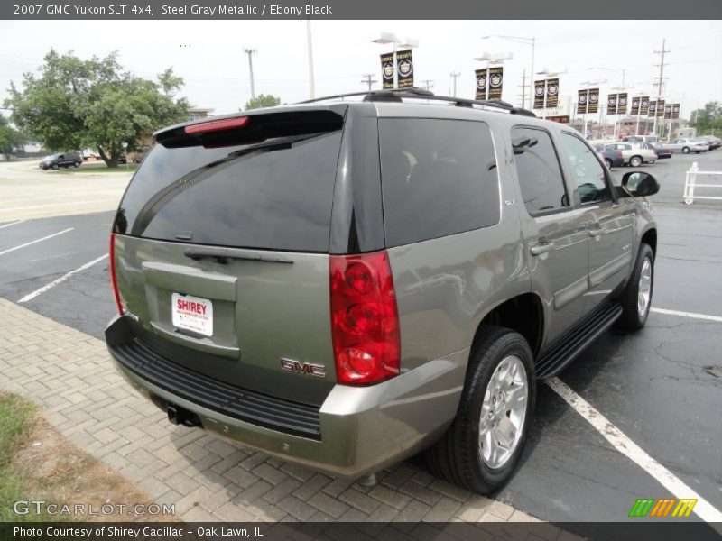 Steel Gray Metallic / Ebony Black 2007 GMC Yukon SLT 4x4