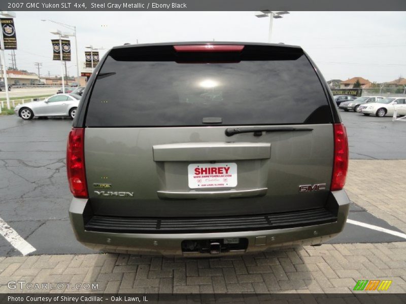 Steel Gray Metallic / Ebony Black 2007 GMC Yukon SLT 4x4