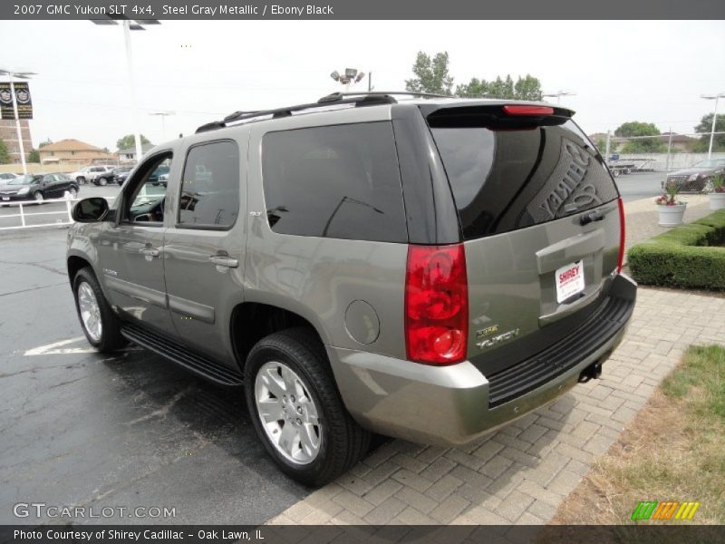 Steel Gray Metallic / Ebony Black 2007 GMC Yukon SLT 4x4