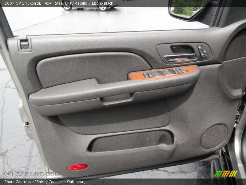 Steel Gray Metallic / Ebony Black 2007 GMC Yukon SLT 4x4