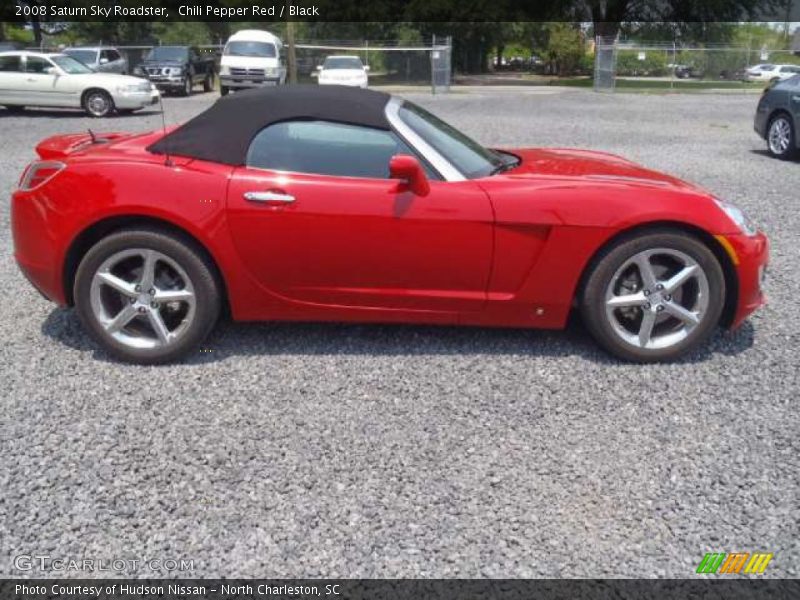 Chili Pepper Red / Black 2008 Saturn Sky Roadster