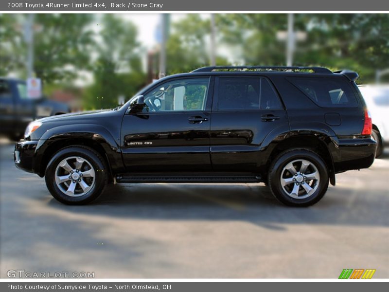 Black / Stone Gray 2008 Toyota 4Runner Limited 4x4