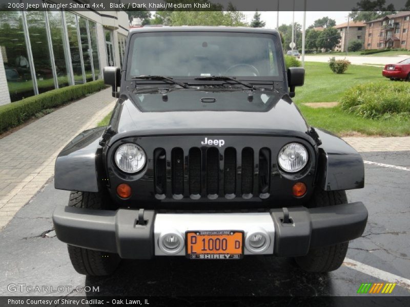 Black / Dark Khaki/Medium Khaki 2008 Jeep Wrangler Sahara 4x4