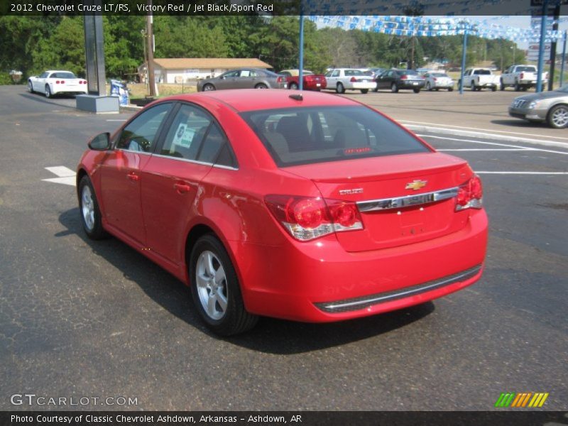 Victory Red / Jet Black/Sport Red 2012 Chevrolet Cruze LT/RS