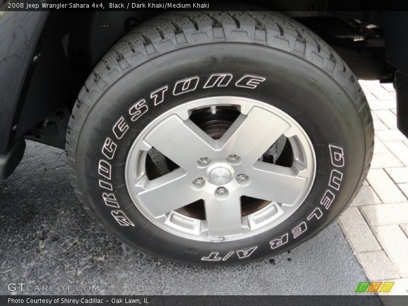 Black / Dark Khaki/Medium Khaki 2008 Jeep Wrangler Sahara 4x4