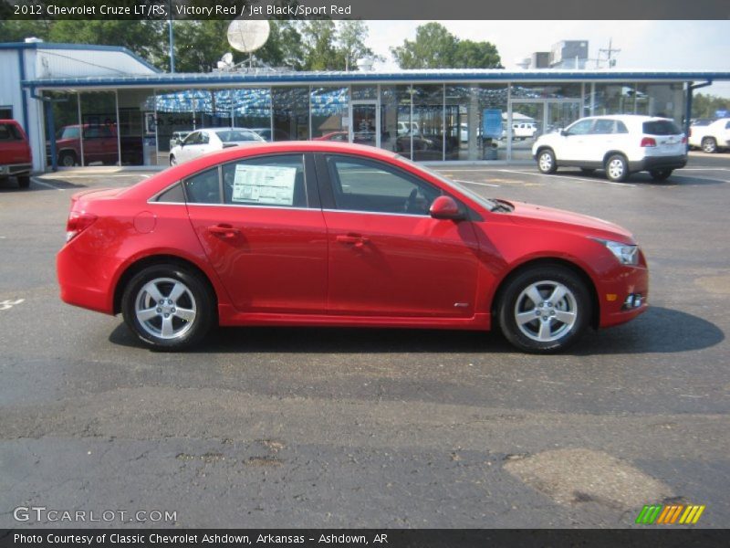 Victory Red / Jet Black/Sport Red 2012 Chevrolet Cruze LT/RS