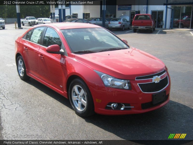 Victory Red / Jet Black/Sport Red 2012 Chevrolet Cruze LT/RS