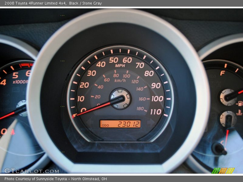 Black / Stone Gray 2008 Toyota 4Runner Limited 4x4