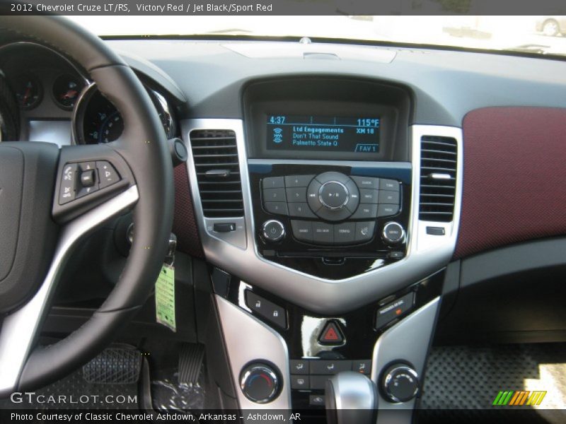 Controls of 2012 Cruze LT/RS