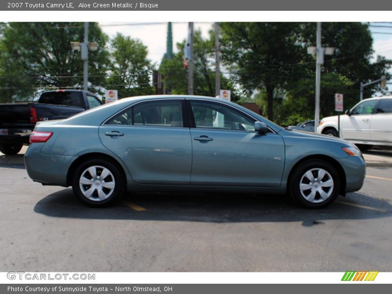 Aloe Green Metallic / Bisque 2007 Toyota Camry LE