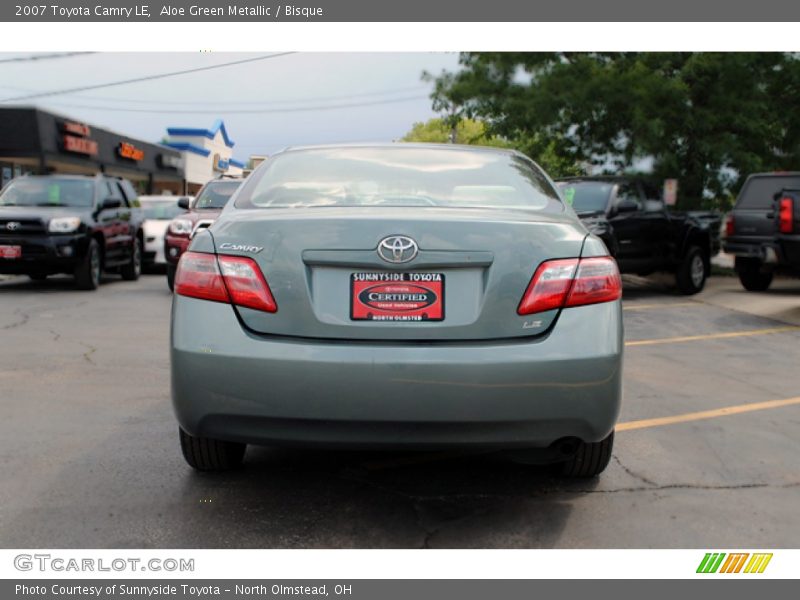 Aloe Green Metallic / Bisque 2007 Toyota Camry LE