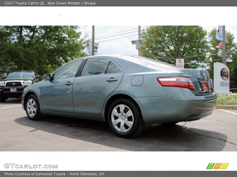 Aloe Green Metallic / Bisque 2007 Toyota Camry LE