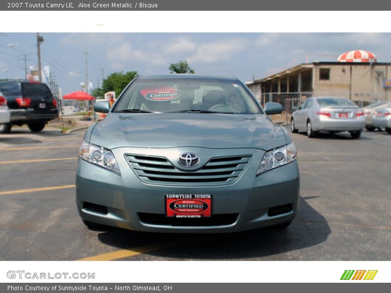 Aloe Green Metallic / Bisque 2007 Toyota Camry LE
