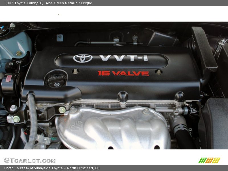 Aloe Green Metallic / Bisque 2007 Toyota Camry LE