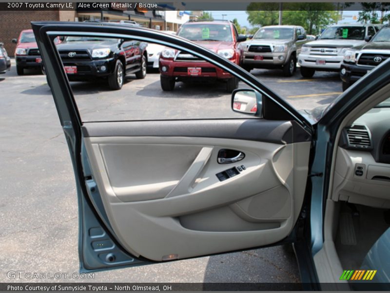 Aloe Green Metallic / Bisque 2007 Toyota Camry LE