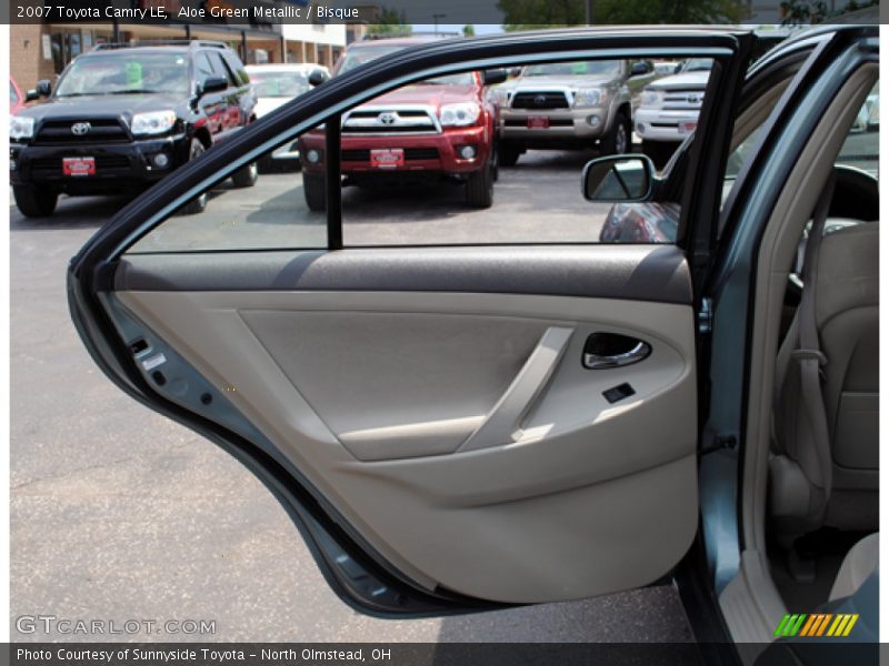 Aloe Green Metallic / Bisque 2007 Toyota Camry LE