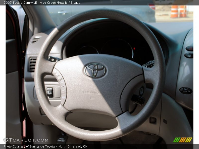 Aloe Green Metallic / Bisque 2007 Toyota Camry LE