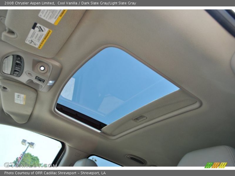 Cool Vanilla / Dark Slate Gray/Light Slate Gray 2008 Chrysler Aspen Limited