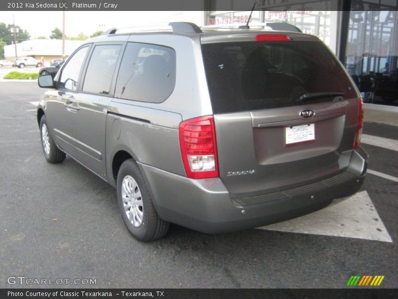 Platinum / Gray 2012 Kia Sedona LX
