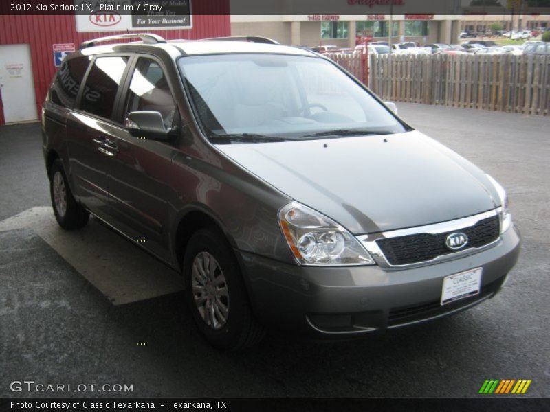 Platinum / Gray 2012 Kia Sedona LX