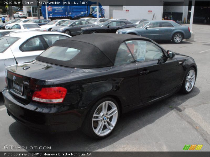 Jet Black / Black 2010 BMW 1 Series 135i Convertible