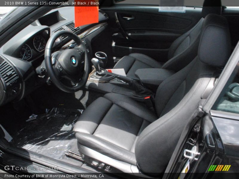 Jet Black / Black 2010 BMW 1 Series 135i Convertible