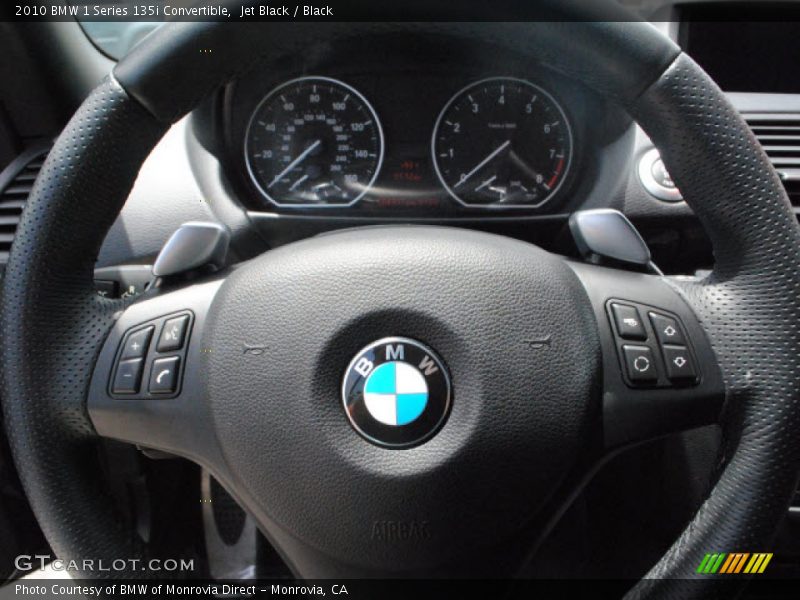 Jet Black / Black 2010 BMW 1 Series 135i Convertible