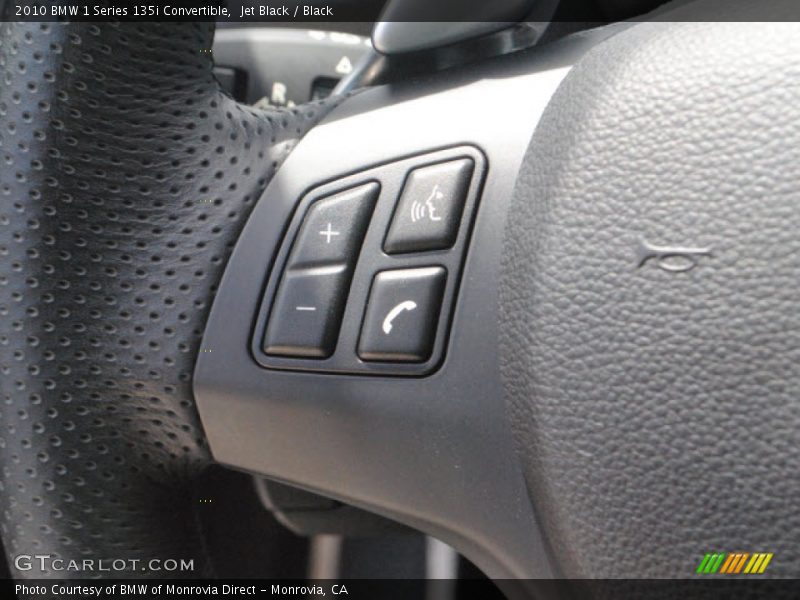 Jet Black / Black 2010 BMW 1 Series 135i Convertible