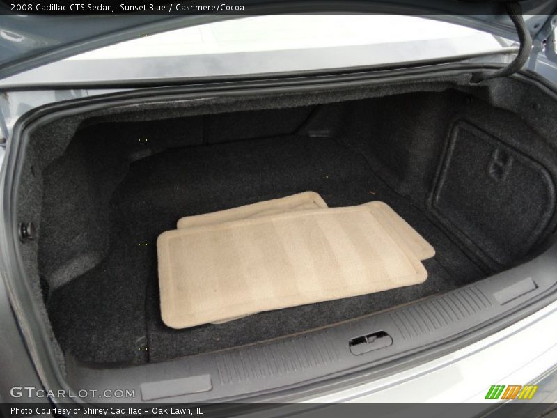 Sunset Blue / Cashmere/Cocoa 2008 Cadillac CTS Sedan