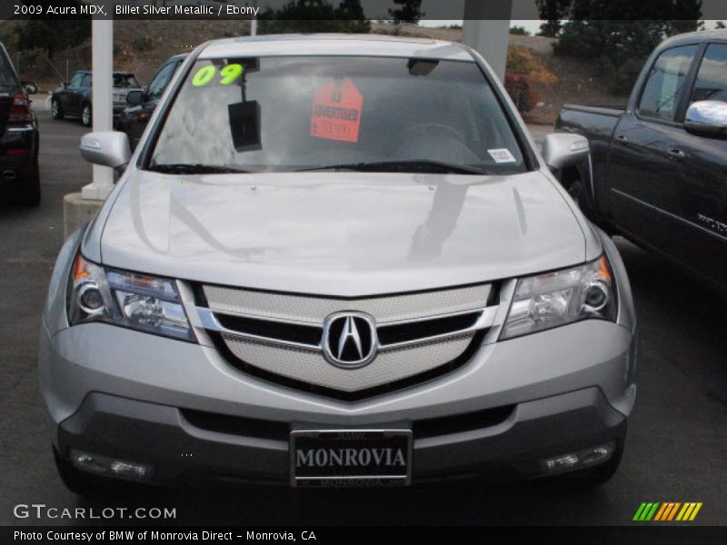 Billet Silver Metallic / Ebony 2009 Acura MDX