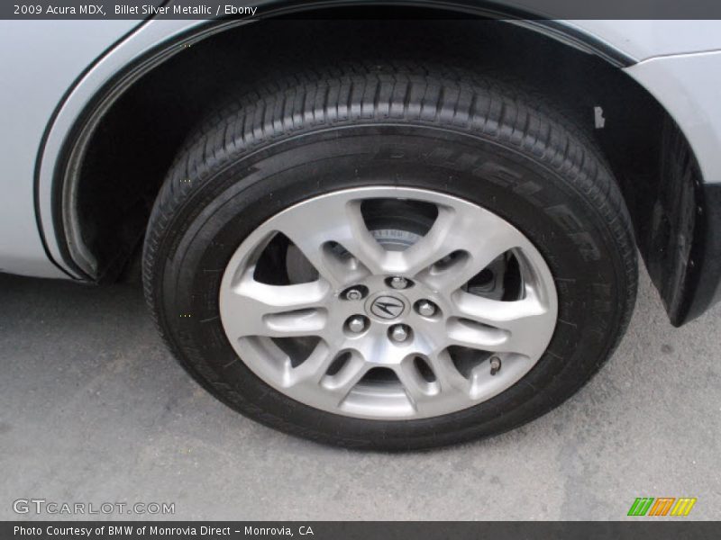 Billet Silver Metallic / Ebony 2009 Acura MDX