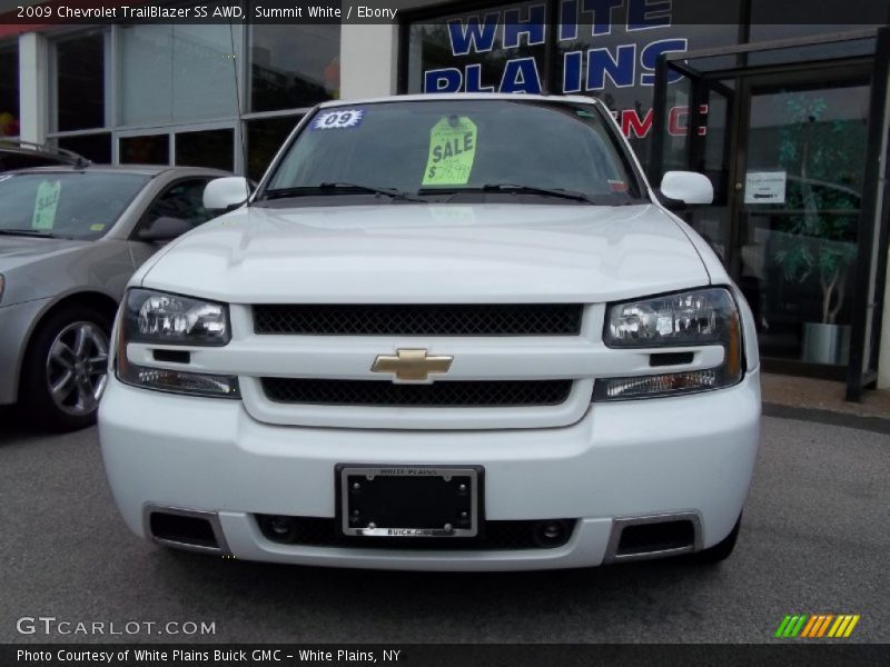 Summit White / Ebony 2009 Chevrolet TrailBlazer SS AWD