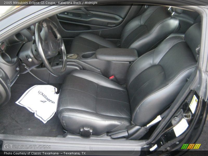  2005 Eclipse GS Coupe Midnight Interior