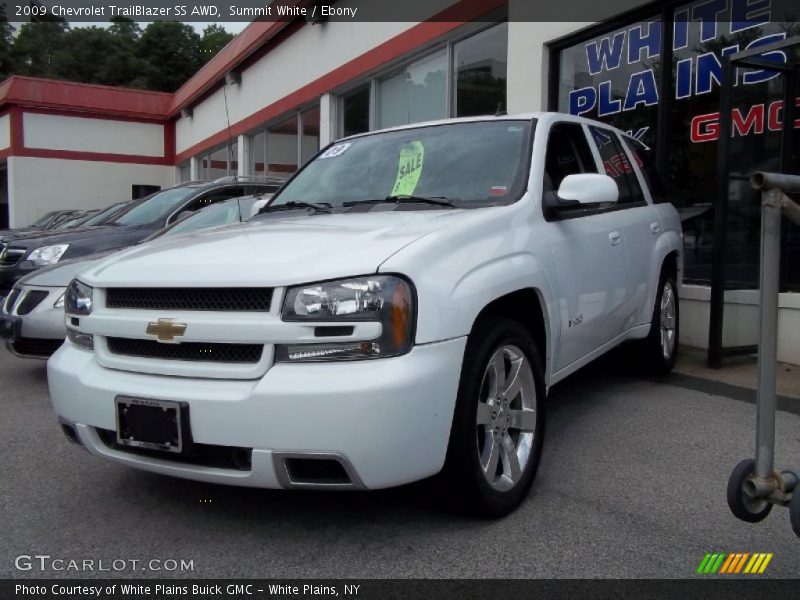 Summit White / Ebony 2009 Chevrolet TrailBlazer SS AWD