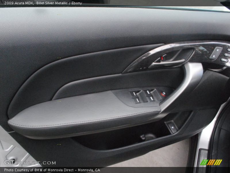 Billet Silver Metallic / Ebony 2009 Acura MDX