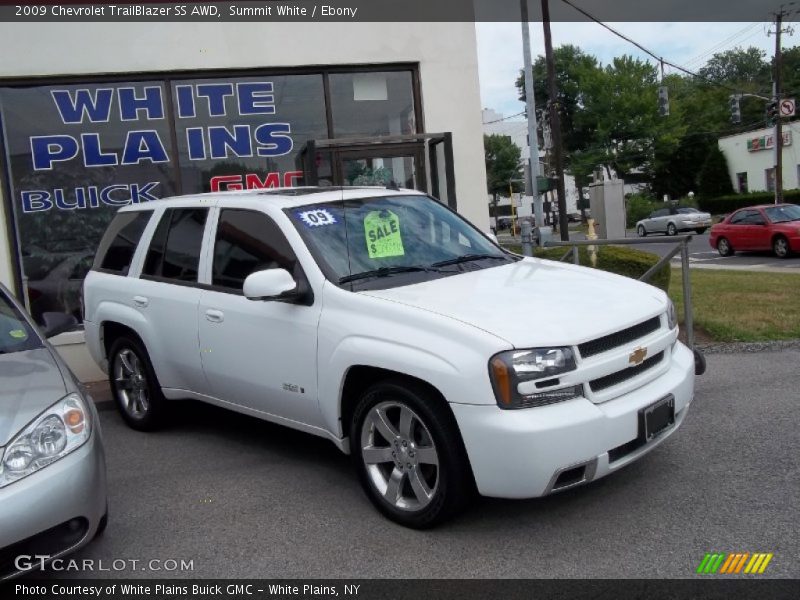 Summit White / Ebony 2009 Chevrolet TrailBlazer SS AWD