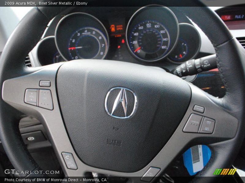 Billet Silver Metallic / Ebony 2009 Acura MDX