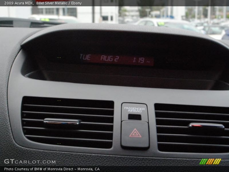 Billet Silver Metallic / Ebony 2009 Acura MDX
